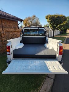 Single cab couch folded open